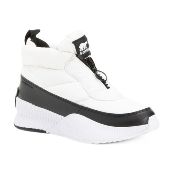 NIB SOREL‎ WOMEN'S OUT N ABOUT PUFFER WATERPROOF ZIP SPORT WINTER ANKLE BOOTS - Picture 1 of 8